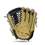 IKJ Xpro Series 11.75 INCH Double Welt Model INFIELD/PITCHER Baseball Glove in Straw and Black