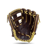 IKJ Core+ Series 11.5 INCH Double Welt Model INFIELD Baseball Glove in Dark Brown for RIGHT-HANDED Thrower